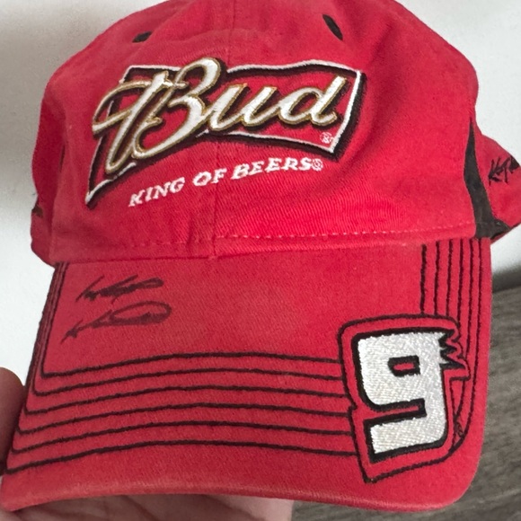 Budweiser #9 NASCAR Chase Authentics Kasey Kahne Adjustable Hat Autographed - Picture 6 of 8